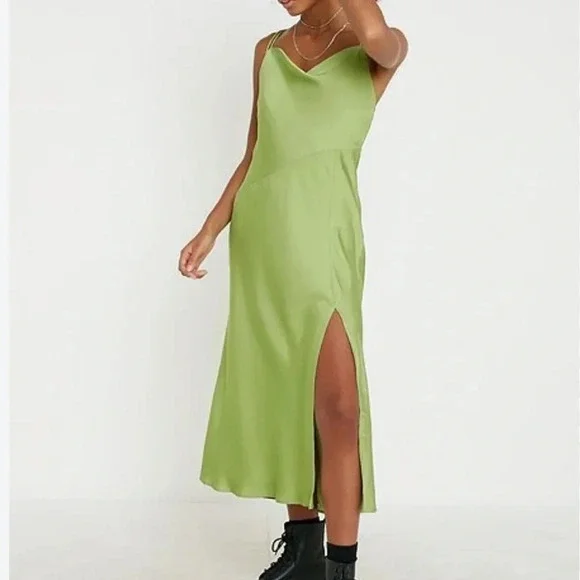 Finders Keepers | Dresses | Finders Keepers Cristina Slip Midi Dress Cowl  Neck Strappy Open Back Size Xl | Poshmark